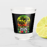 Jamaica 2024 Here We Come Shot Glass<br><div class="desc">Jamaica 2024 Here We Come Matching Family Dream Vacation Gift Shot glass Classic Collection.</div>