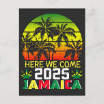 Jamaica 2025 Here We Come Postcard<br><div class="desc">Jamaica 2025 Here We Come Matching Family Dream Vacation Gift Standard Postcard Classic Collection.</div>