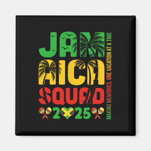 Jamaica 2025 Vacation Trip Matching Family Squad G Magnet