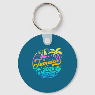 Jamaica 2026 Family Vacation Beach Matching Group  Keychain