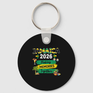 Jamaica 2026 Vacation Trip Matching Family Squad G Keychain