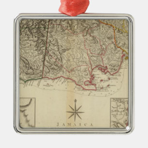 Jamaica 4 metal ornament