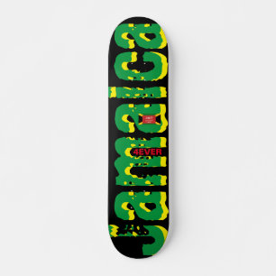 JAMAICA 4EVER  OIL 7 3/4" Skateboard Deck