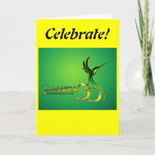 Jamaica 50th Anniversary Card