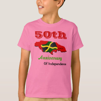 Jamaica 50th anniversary kids t-shirts