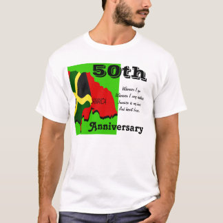 Jamaica 50th anniversary t-shirts