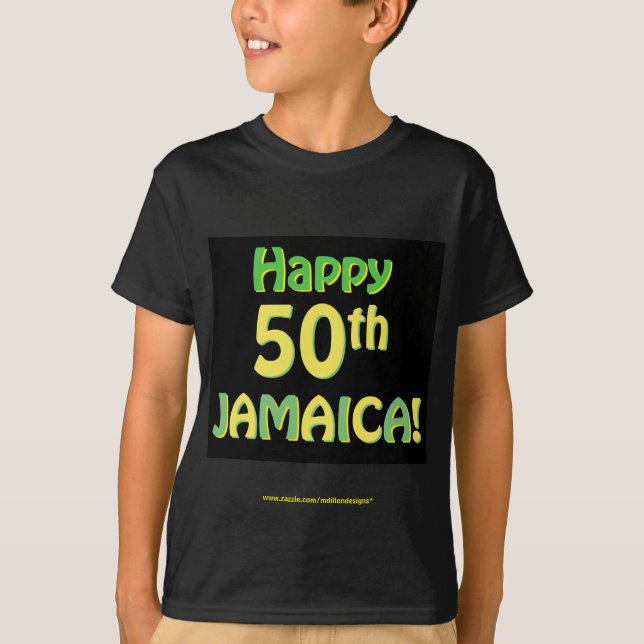 Jamaica 50th Anniversary Tees (Front)