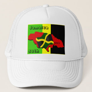 jamaica 50th anniversary trucker hats
