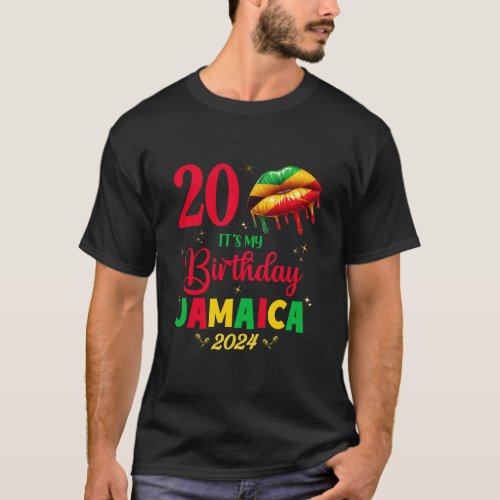 Jamaica 50th Birthday Trip Girls Outfit Long Sleev T_Shirt