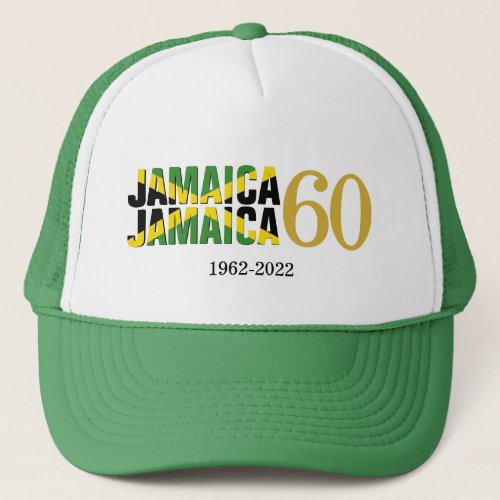 JAMAICA 60th Anniversary Independence Trucker Hat