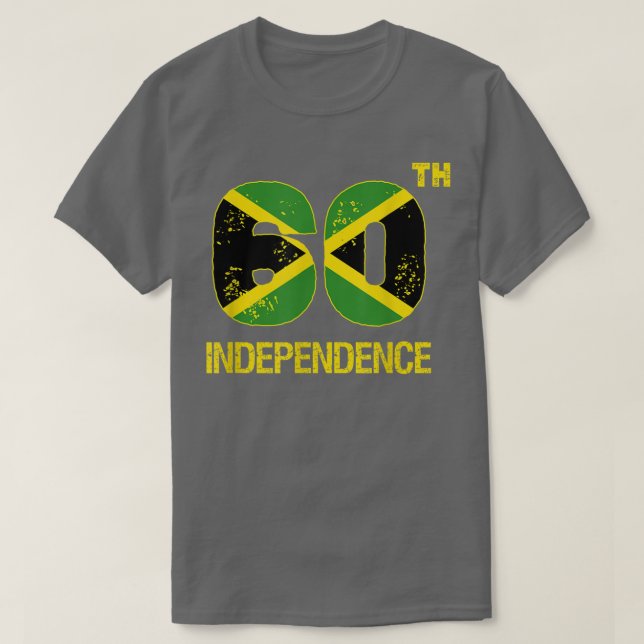Jamaica 60th Celebration Independence Day 2022 Jam T-Shirt (Design Front)