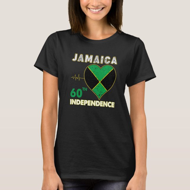 Jamaica 60th independence Day 1962 2022 Jamaican M T-Shirt (Front)