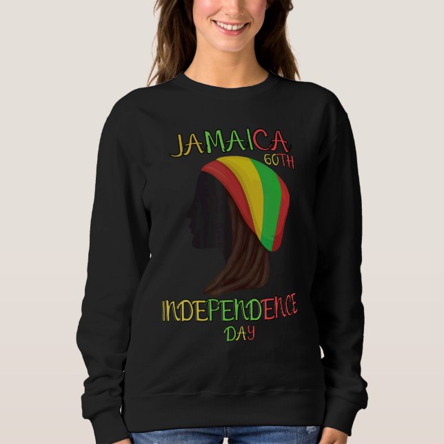 Jamaica 60th Independence Proud To Be Jamaican 5 Sweatshirt (Front)