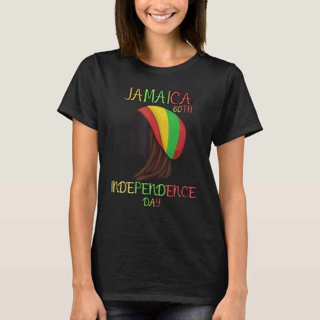 Jamaica 60th Independence Proud To Be Jamaican 5 T-Shirt (Front)