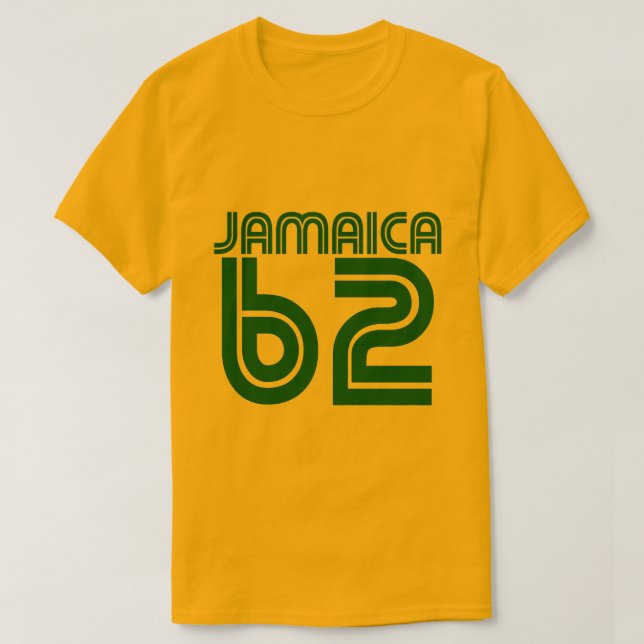 Jamaica 62 - Proud Jamaicans - Reggae Rasta Shirt (Design Front)