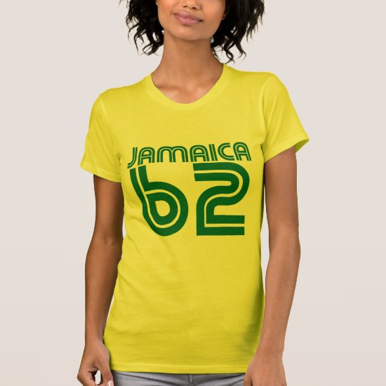 Jamaika 62 - ylpeä Jamaikan - Reggae Rasta -paita