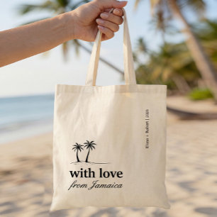 Jamaica Add Your Destination Wedding Welcome Tote Bag