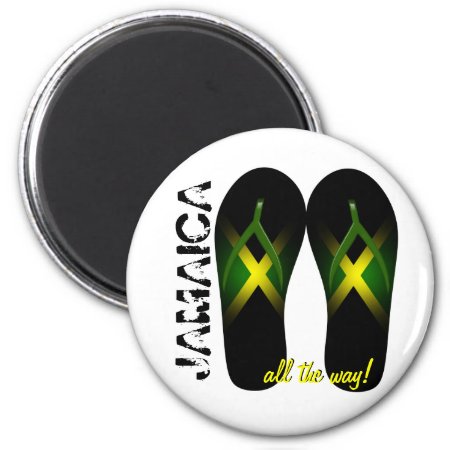 Jamaica All The Way Magnet