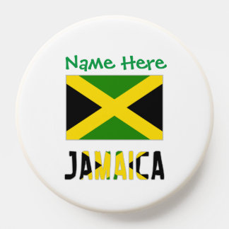 Jamaica and Jamaican Flag Green Personalization  PopSocket