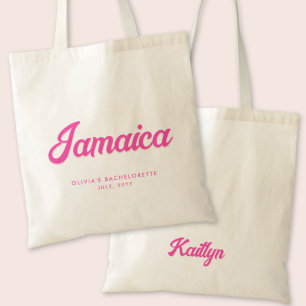 Jamaica Bachelorette Party Personalized Tote Bag