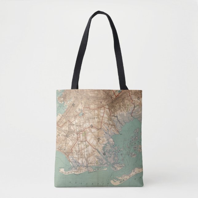 Jamaica Bay and Brooklyn Tote Bag (Front)