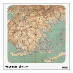 Jamaica Bay and Brooklyn Wall Decal