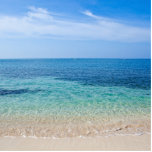 Jamaica Beach Cutout<br><div class="desc">Beautiful ocean tide rolling into a beach in Jamaica on the Caribbean Sea</div>