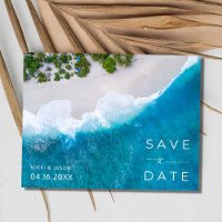 Jamaica Beach Destination Wedding Save the Date