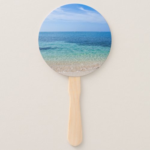 Jamaica Beach Hand Fan