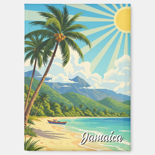 Jamaica Beach  Magnet (Front)