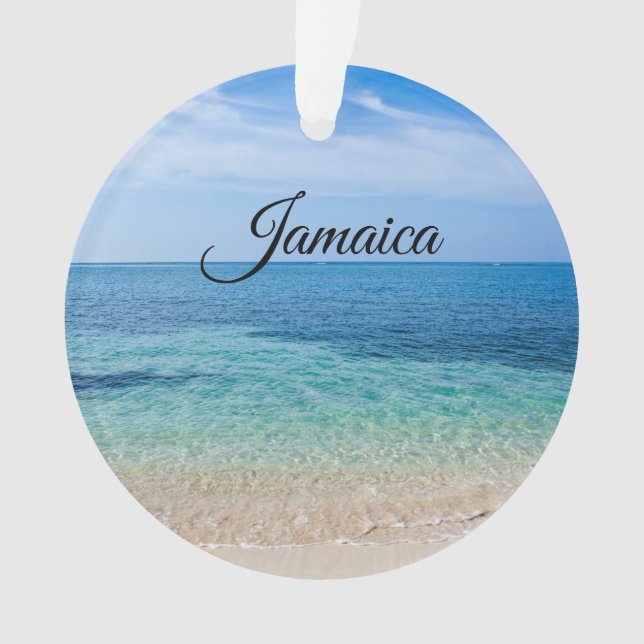 Jamaica Beach Ornament (Front)