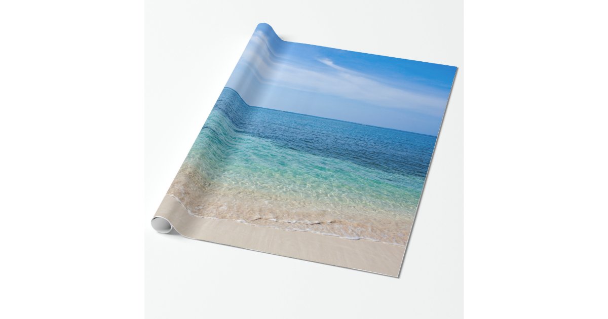 Jamaica Beach Wrapping Paper Zazzle