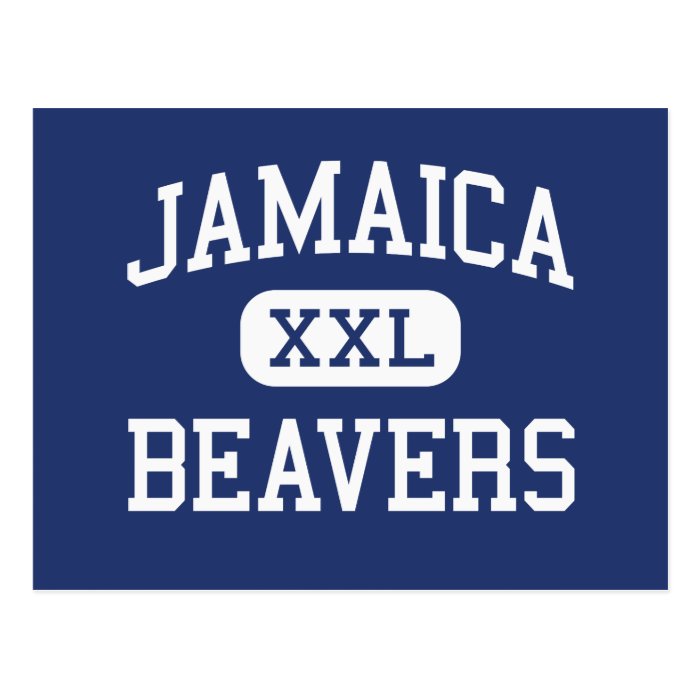 Jamaica   Beavers   High School   Jamaica New York Post Cards