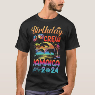 Jamaica Birthday Trip Vacation 2024 Matching Group T-Shirt