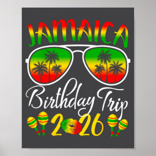 Jamaica Birthday Trip Vacation Summer 2026 Outfit  Poster