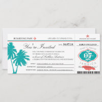 JAMAICA Boarding Pass Birthday