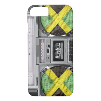 Jamaica Boombox Iphone 8/7 Case by Oneloveshop at Zazzle