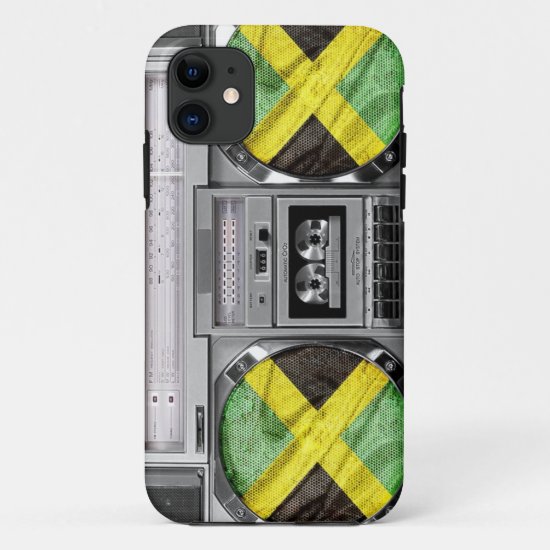 Jamaica boombox iPhone 11 case
