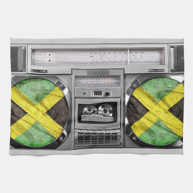 Jamaica boombox towel (Horizontal)