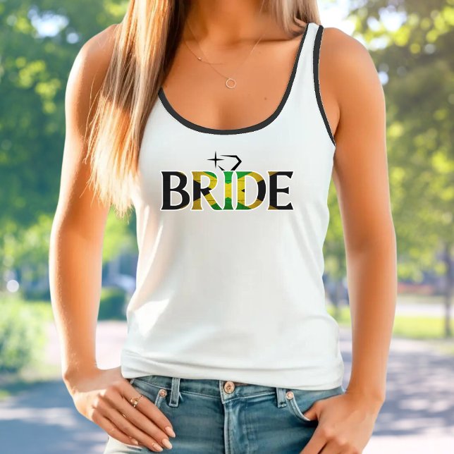 Jamaica Bride Jamaican Wedding Bachelorette Party Tank Top (jamaica bride bachelorette party tank top for women)