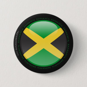 Jamaica Bubble Flag Button