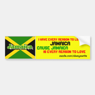 jamaica bumper sticker