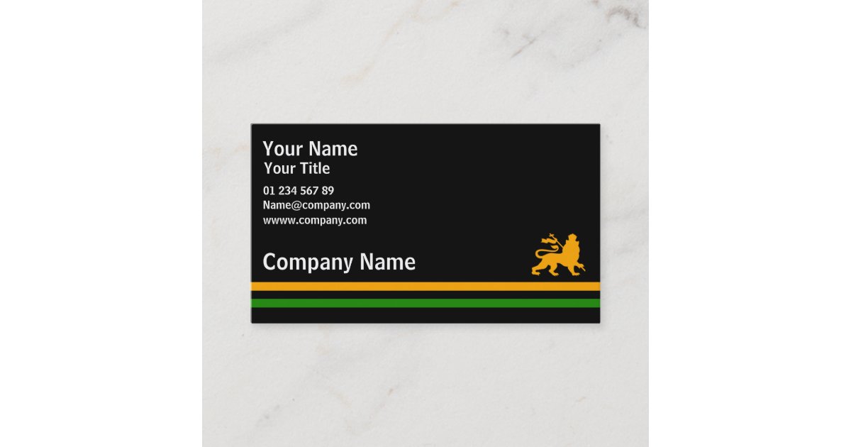 Jamaica Business Card Zazzle