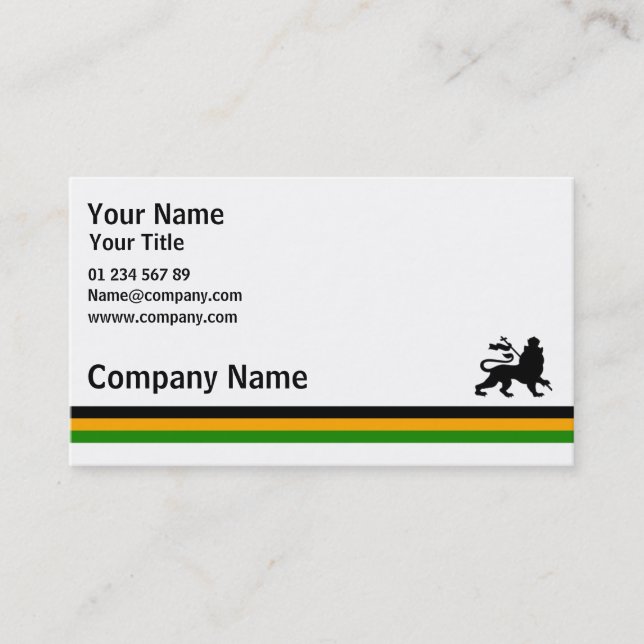 Jamaica Business Card (Front)