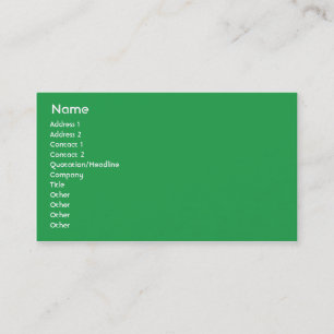 Jamaica - Business Card