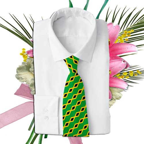 Jamaica business Ties Jamaican Flag fashion Neck Tie