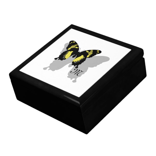 Jamaica Butterfly Shadow Monogram Gift Box (Side)