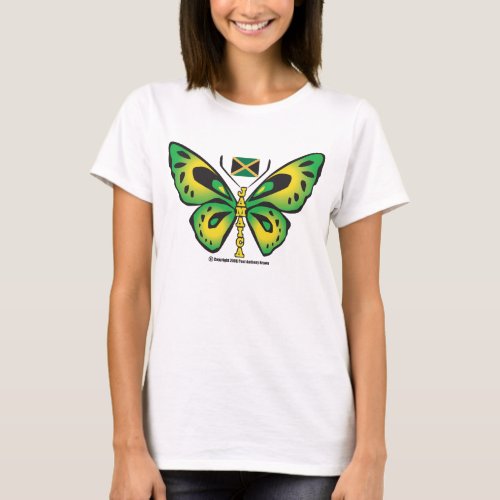 Jamaica Butterfly T_Shirt