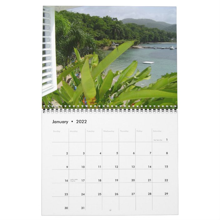 Jamaica Calendar Zazzle com