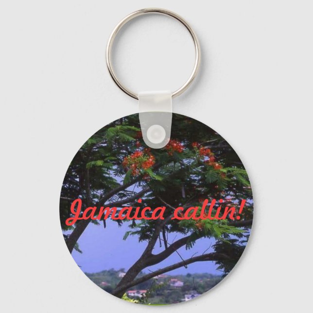 Jamaica Callin! Keychain (Front)